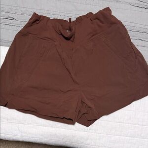 Athleta High Waist Brown Women's Trekkie Shorts